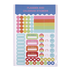 Label Sticker Planner & Calendar 6SHT