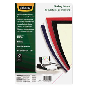 Fellowes Binding Covers Thermal A4 1.5mm Clear/white 20’s
