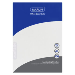 Marlin Laminating Pouch Gloss A4 150mic 100’s