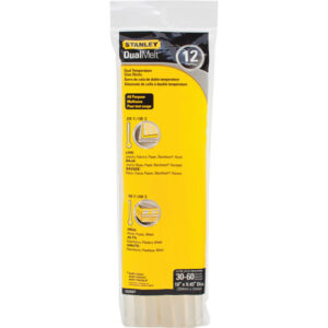 Stanley Adhesive Glue Gun Sticks Dual Temp Gr10 12pk