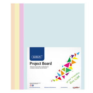 Marlin Project Board Pastel A4 160g Asst 10’s