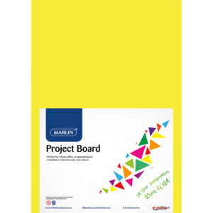Marlin Project Board Pastel A4 160g Yellow 10’s