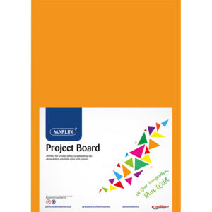 Marlin Project Board Bright A4 160g Orange 10’s