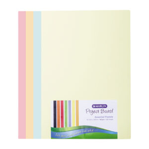 Marlin Project Board Pastel A3 160g Asst 100’s