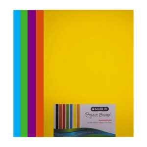 Marlin Project Board Bright A2 160g Asst 100’s