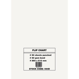 Marlin Pad Flipchart 860×610 50 Sheet Bond