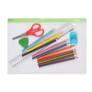 BANTEX ZIPPER BAG CLEAR PVC