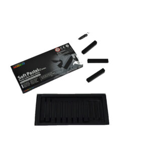 Mungyo Pastels Chalk Full Size Soft 12 Charcoal