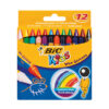 Bic Crayons Wax Triangular Plastidecor 12’s