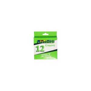 Marlin Crayons Wax Standard Cool 4 School 12’s