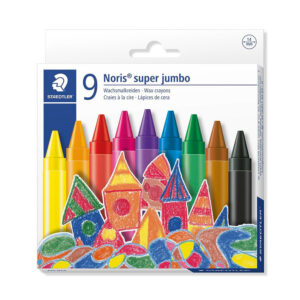 Staedtler Crayons Wax Super Jumbo Noris Club 9’s