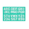 Penflex Stencil Lettering Set 4pk