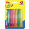 BANTEX @school Glitter GLUE Rainbow Colours 10G TUBES