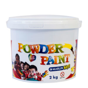 Marlin Paint Tempera Powder Bucket 2kg Blue