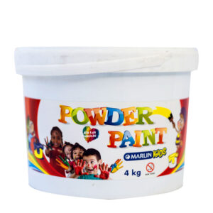 Marlin Paint Tempera Powder Bucket 4kg Black