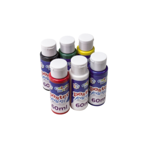 Colour Me Paint Poster Bottles 60ml Asst 60ml