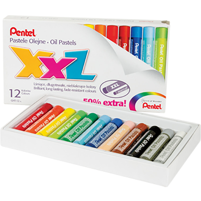 1919370027-PNT384-PHN-FG-1.jpg Pentel Pastels Oil Standard Fluorescent 6’s