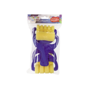 Colour Me Paintbrush Foam Roller Asst Set 4