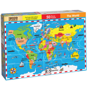 Rgs Puzzle 50 Piece World Map