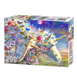 Rgs Puzzle Large 200 Piece Unicorns