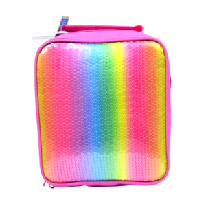 Bag Lunch Bag Rainbow Sequins