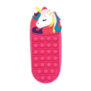 Colour Me PENCIL BAG Silicone Unicorn POP 20CM