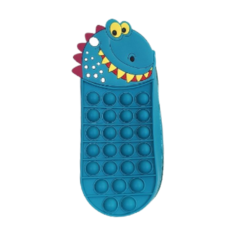 2020040037.png Colour Me PENCIL BAG Silicone Dinosaur POP 20CM