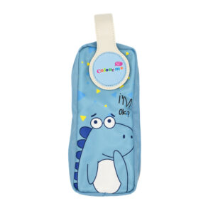 Colour Me Pencil Bag + Wrist Band Dino 20cm Blue