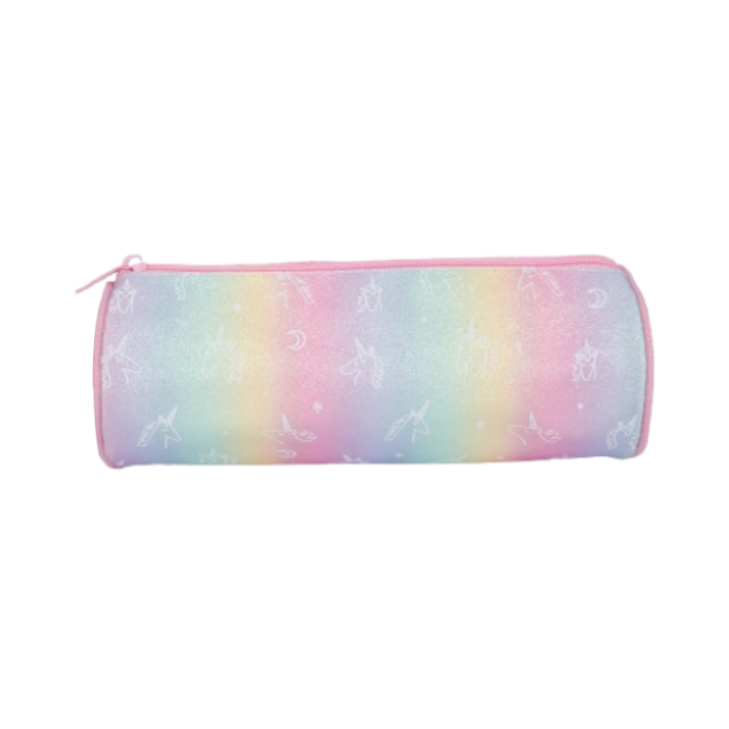 2020040049.png Colour Me Pencil Bag Rainbow Glitter Unicorn 22cm