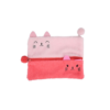 Colour Me Pencil Bag Pink Kitten Double Zip 22×15