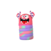 Colour Me Pencil Bag Silicone Monster 12cm Pink