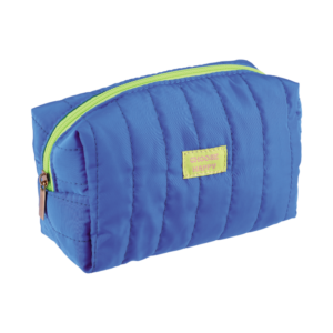 Pencil Bag Fabric Padded 16.5cm Blue