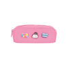 Colour Me Pencil Bag Silicone with Charm 18.5cm Pink