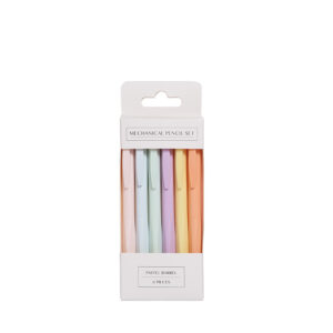 Colour Me Clutch Pencils 0.7 HB Asst Pastel 6PK