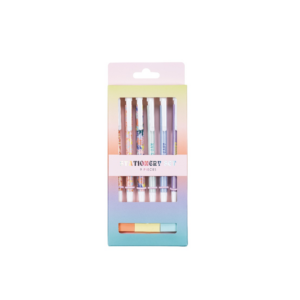 Colour Me Clutch Pencils 0.7 + Erasers Set 9PK