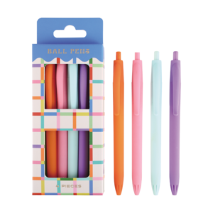 Pencil BPN RETR M 1.0 Novelty Set Asst Soft Feel 4PK