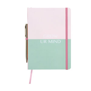 Colour Me Notebook A5 H/C 80pg + Pen Grow UR Mind