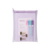 Colour Me Notebook & Stationery Set Purple