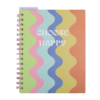 Notebook 166×215 Hard Cover 70pg Side Spiral + PP Ruler
