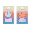 Colour Me Eraser Set Novelty Shape Asst Colour 2PK