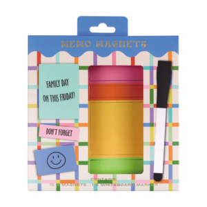 Magnets Memo Set 10 Asst Magnets + 1 Marker