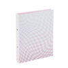 Colour Me A4 20 R/binder 25mm Board Pink Check