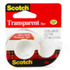 3M Tape Clear Scotch Transparent 12×11.4 on Disp Crd