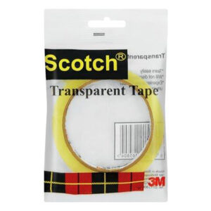 3M Tape Clear Scotch Transparent 12×66 Lrg Core