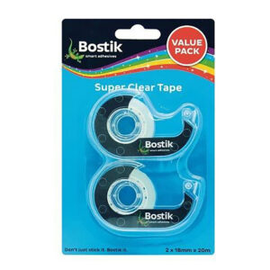 Bostik Tape Clear Super 18×20 on Disp Crd 2 1 Bostik Tape Clear Super 18×20 on Disp Crd 2