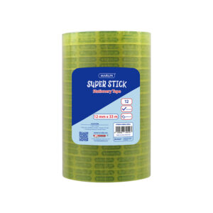 Marlin Tape Clear 12×33 Lrg Core Pk 12