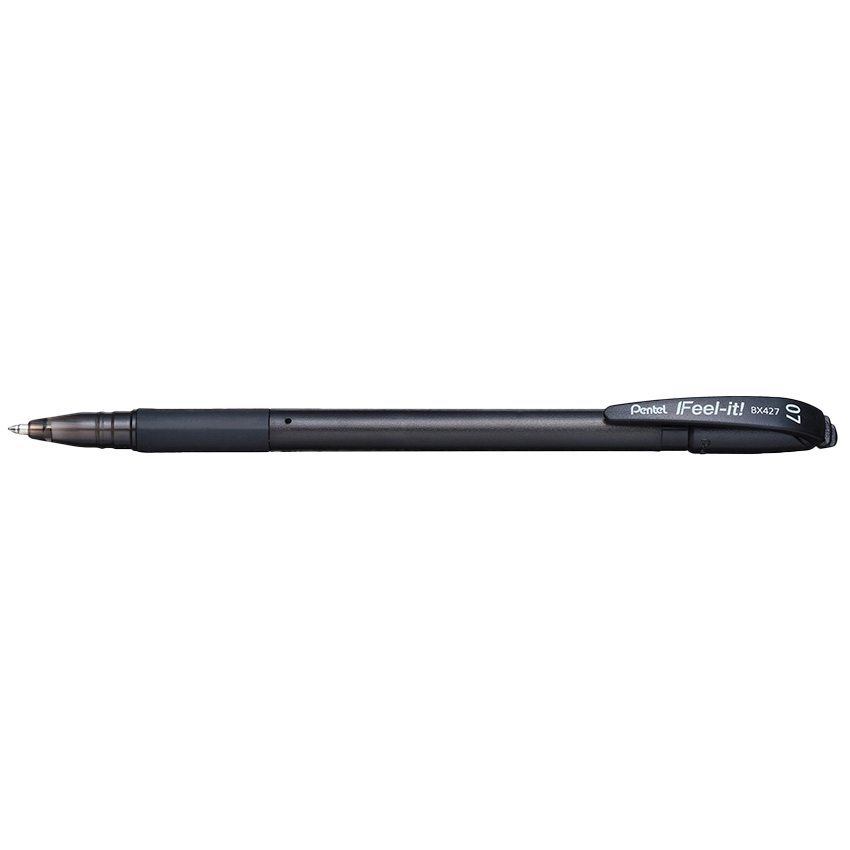 2121010217-PNT022-BX487-A-1.jpg Pentel Pen Bpn F 0.7 Feel-it Grip Black