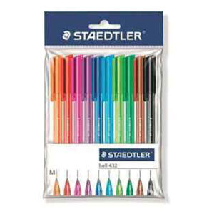 Staedtler Pen Bpn M 1.0 Asst Wlt 10
