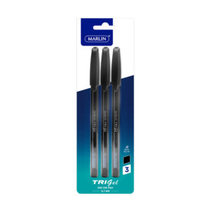 Marlin Pen Gel Bpn 0.7 Tri-gel Black Wlt 3