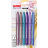 Luxor Highlighter Slim Asst Metallic Crd 6